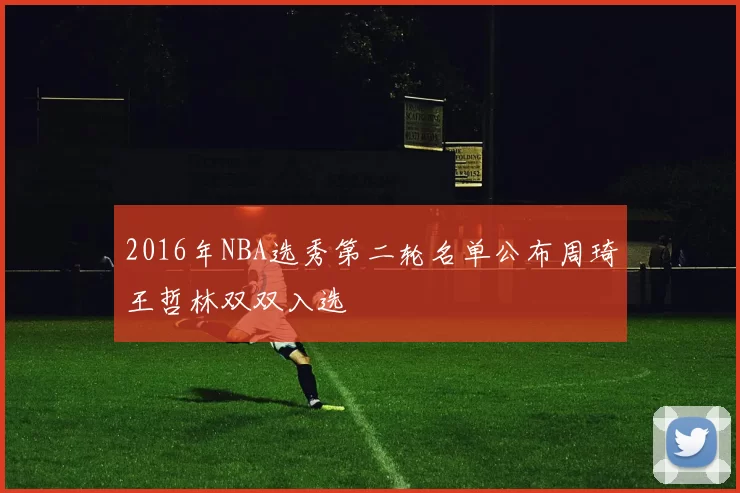 2016年NBA选秀第二轮名单公布周琦王哲林双双入选